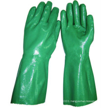 NMSAFETY industrial anti oil Heavy duty nitrile gloves long cuff safety gloves